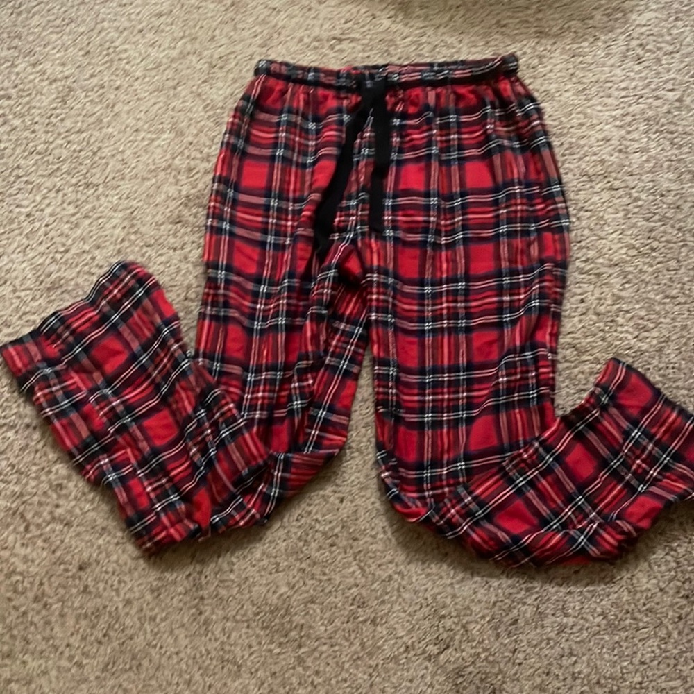 Plaid pajamas bottoms